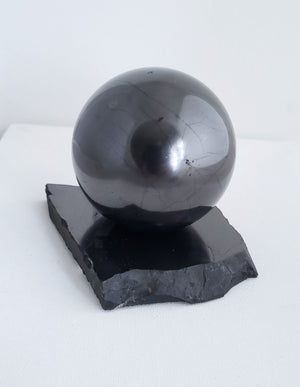 Shungite 50mm Sphere Shields You From Radiation, EMF and Negative Energy