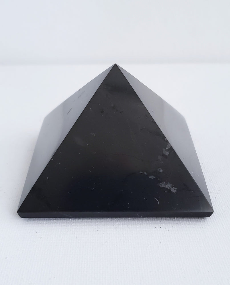 Shungite Large Pyramid Shields You From EMF and Radiation.