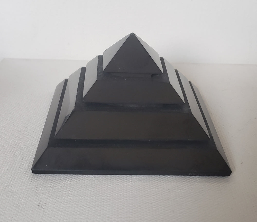 Shungite Medium Sakara Energy Pyramid Dispels and Harmonizes Negative Energy and EMF.